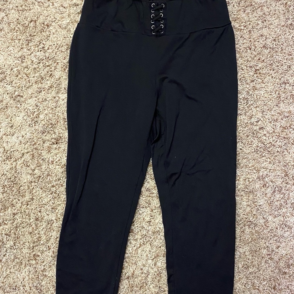 Black Design Leggings
